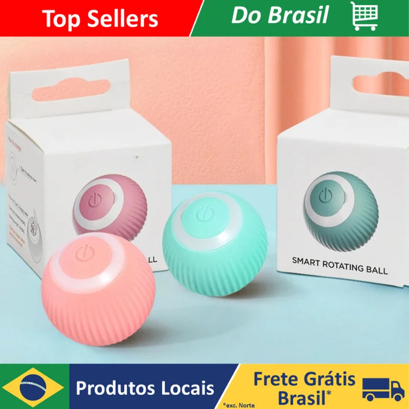 Bola mágica rolante automática para gatos | Brinquedos inteligentes interativos