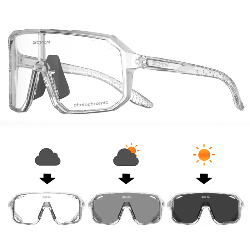 SCVCN-Óculos de ciclismo para homens e mulheres, óculos de sol, óculos, esportes, MTB, óculos ao ar livre, bicicleta, multi color, equitação, UV400