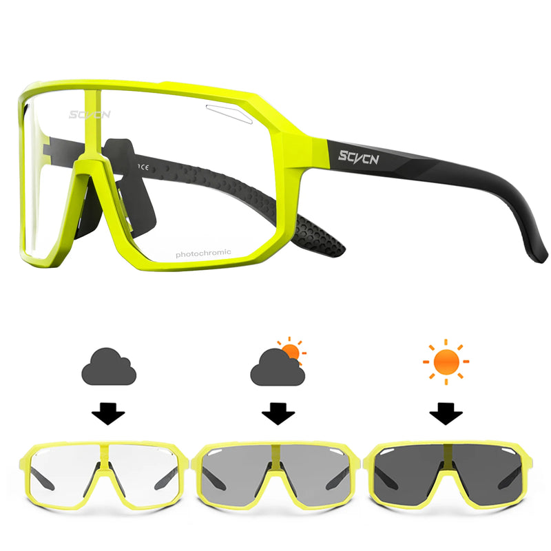 SCVCN-Óculos de ciclismo para homens e mulheres, óculos de sol, óculos, esportes, MTB, óculos ao ar livre, bicicleta, multi color, equitação, UV400