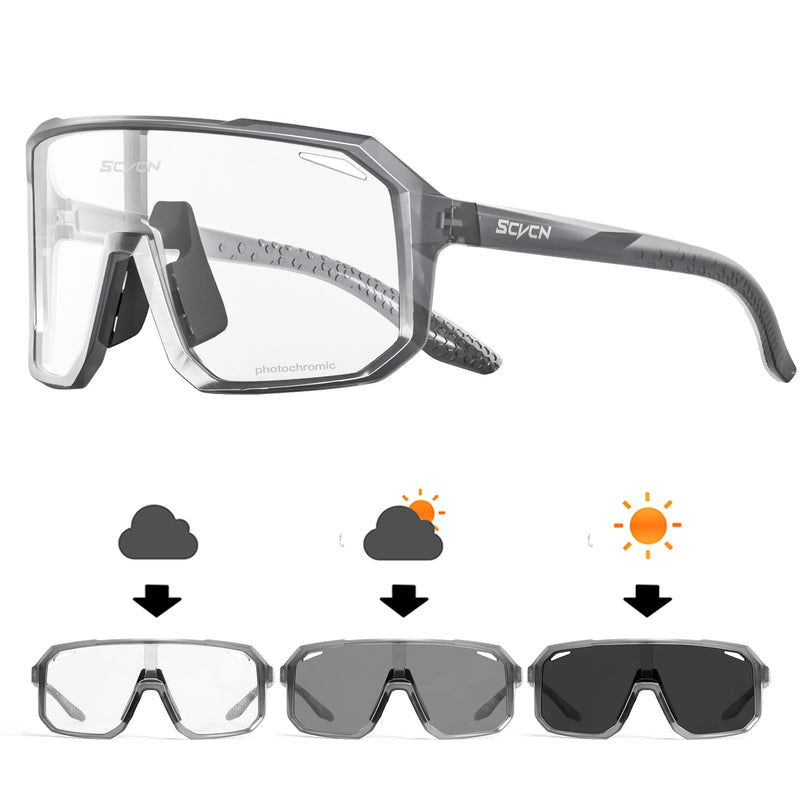 SCVCN-Óculos de ciclismo para homens e mulheres, óculos de sol, óculos, esportes, MTB, óculos ao ar livre, bicicleta, multi color, equitação, UV400