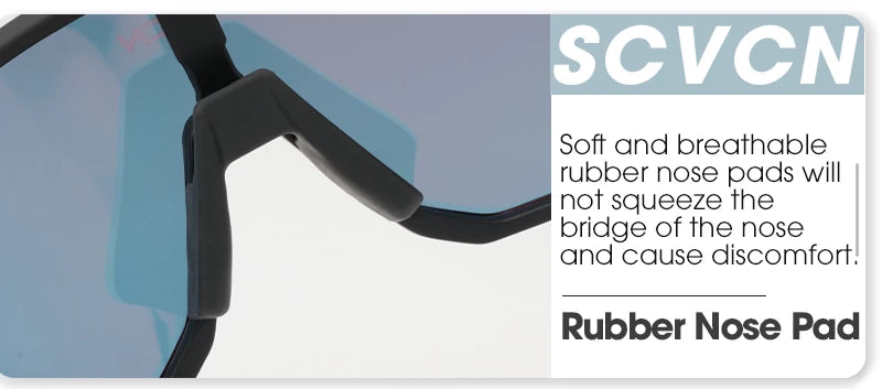 SCVCN-Óculos de ciclismo para homens e mulheres, óculos de sol, óculos, esportes, MTB, óculos ao ar livre, bicicleta, multi color, equitação, UV400