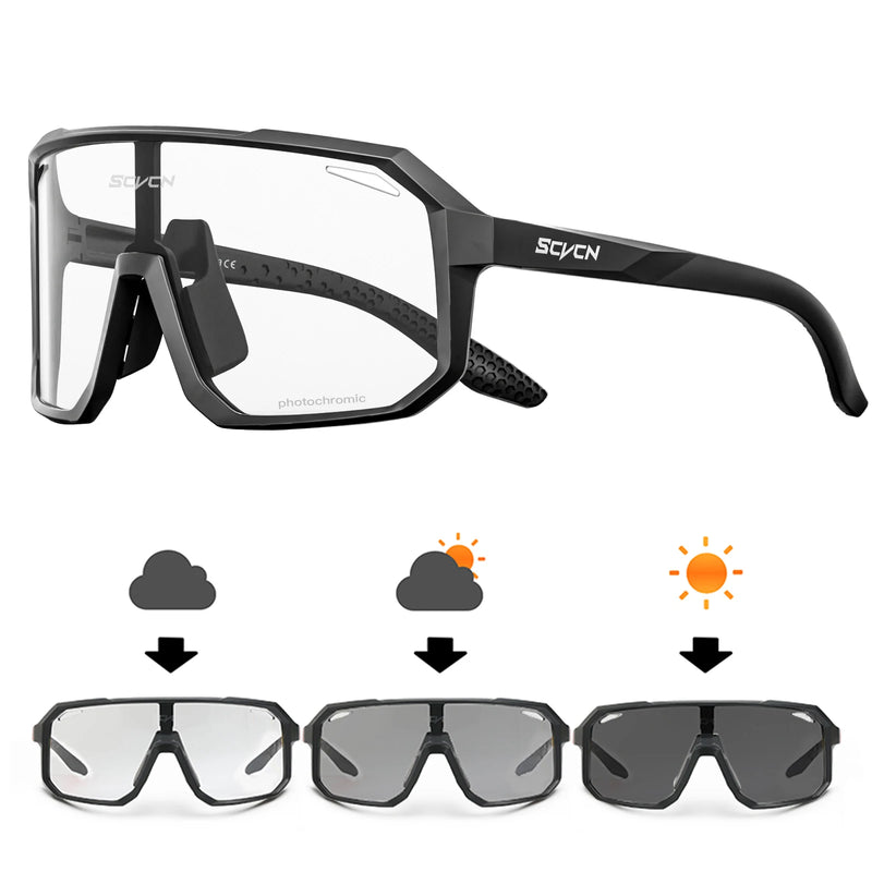SCVCN-Óculos de ciclismo para homens e mulheres, óculos de sol, óculos, esportes, MTB, óculos ao ar livre, bicicleta, multi color, equitação, UV400