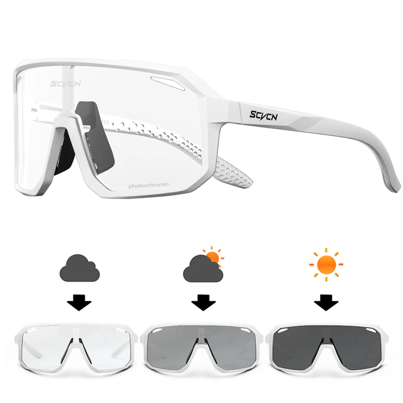 SCVCN-Óculos de ciclismo para homens e mulheres, óculos de sol, óculos, esportes, MTB, óculos ao ar livre, bicicleta, multi color, equitação, UV400